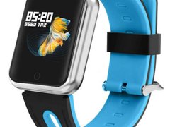 Bratara Fitness iUni P68, Display 1.3 inch IPS Color, Pedometru, Monitorizare Puls, Notificari, Negr